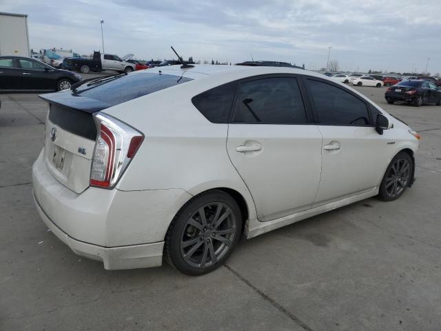 JTDKN3DU3F0402399 - 2015 TOYOTA PRIUS WHITE photo 3