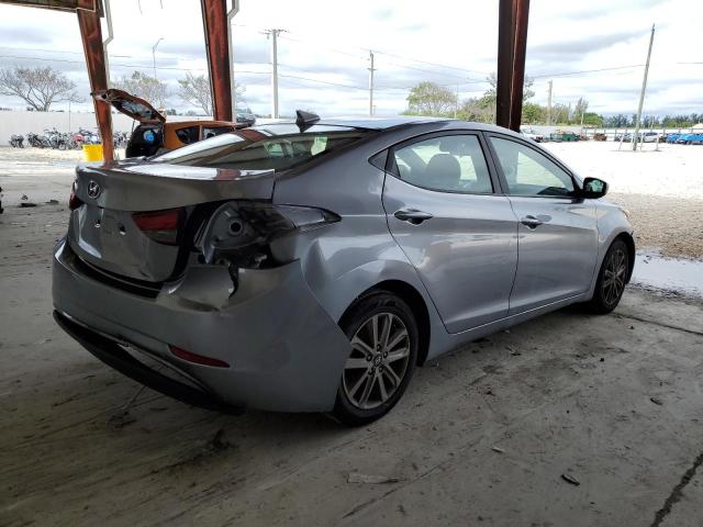 5NPDH4AE7GH772116 - 2016 HYUNDAI ELANTRA SE SILVER photo 3