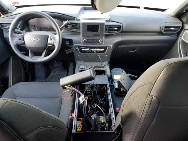 1FM5K8AB2MGB89905 - 2021 FORD EXPLORER POLICE INTERCEPTOR თეთრი ფოტო 8