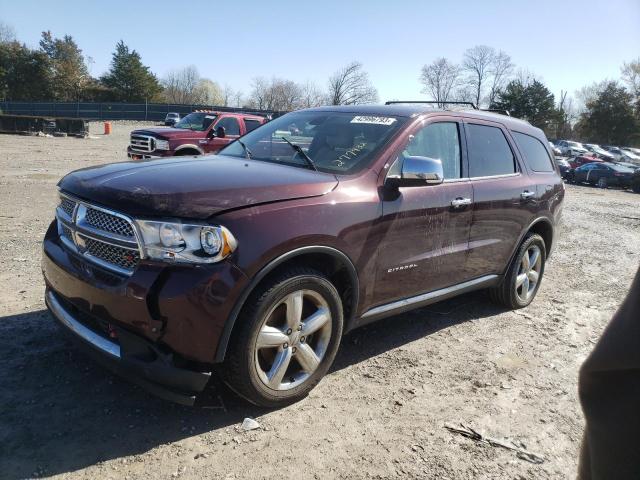 1C4RDJEG3CC277932 - 2012 DODGE DURANGO CITADEL MAROON photo 1