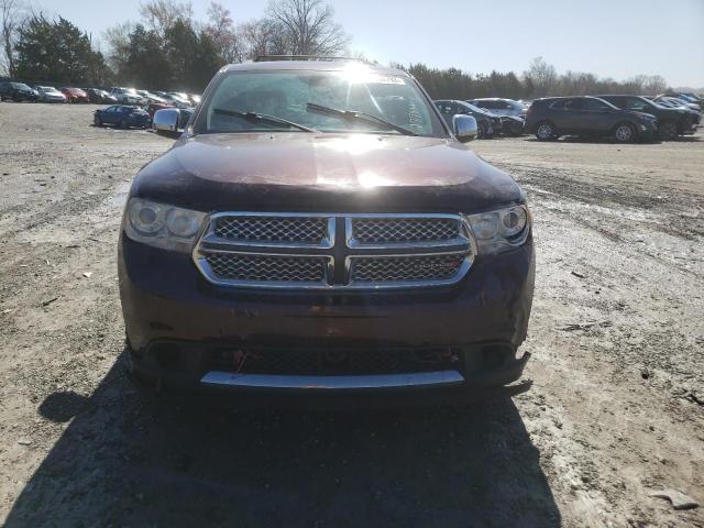 1C4RDJEG3CC277932 - 2012 DODGE DURANGO CITADEL MAROON photo 5