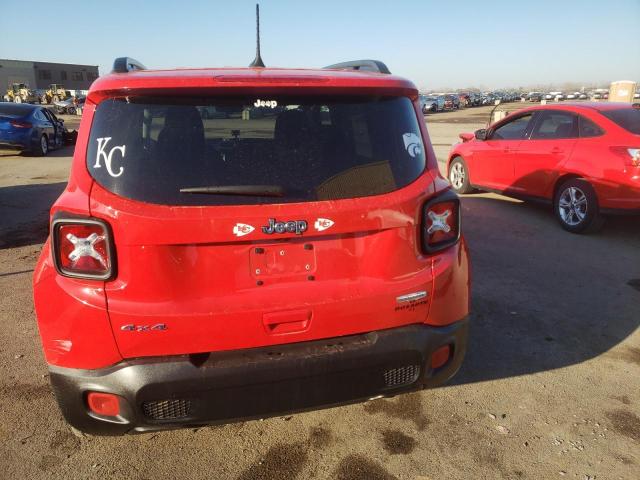 ZACCJBBB1JPH36087 - 2018 JEEP RENEGADE LATITUDE RED photo 6