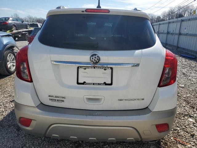 KL4CJCSB6EB705286 - 2014 BUICK ENCORE WHITE photo 6