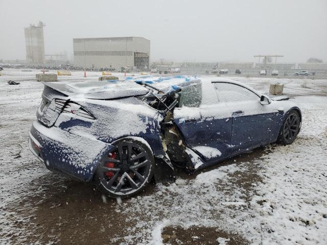 5YJSA1E64PF520836 - 2023 TESLA MODEL S 蓝色 照片 3