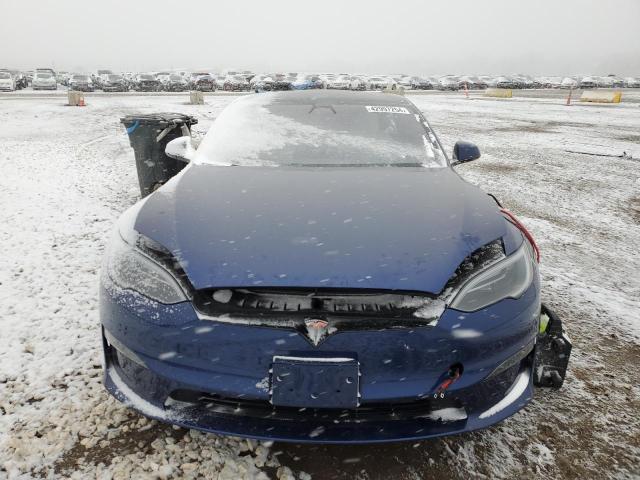 5YJSA1E64PF520836 - 2023 TESLA MODEL S 蓝色 照片 5