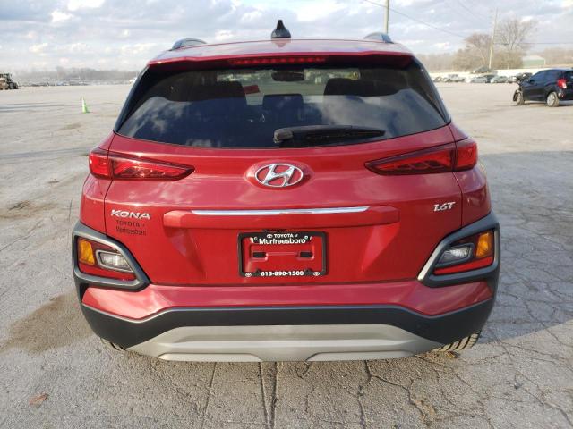 KM8K33A5XJU146858 - 2018 HYUNDAI KONA LIMITED RED photo 6