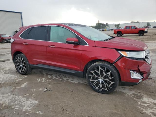 2FMPK3K9XJBC00496 - 2018 FORD EDGE TITANIUM RED photo 4