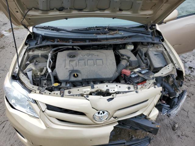 2T1BU4EE3BC672975 - 2011 TOYOTA COROLLA BASE GOLD photo 11