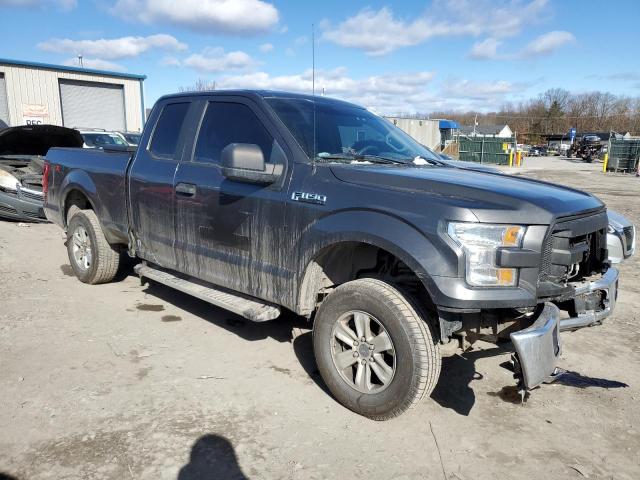 1FTFX1EF6FKD87479 - 2015 FORD F150 SUPER CAB GRAY photo 4