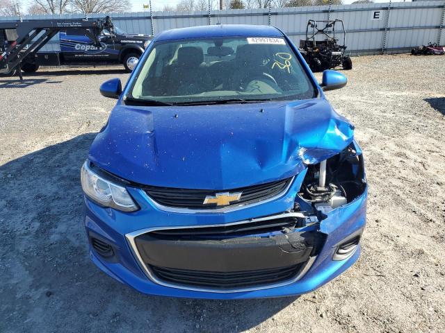 1G1JB5SB5K4137045 - 2019 CHEVROLET SONIC LS Mavi foto 5