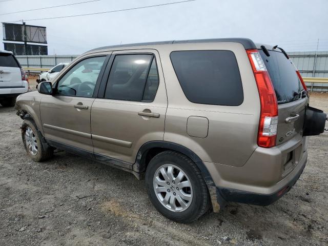 SHSRD78916U430775 - 2006 HONDA CR-V SE GOLD photo 2