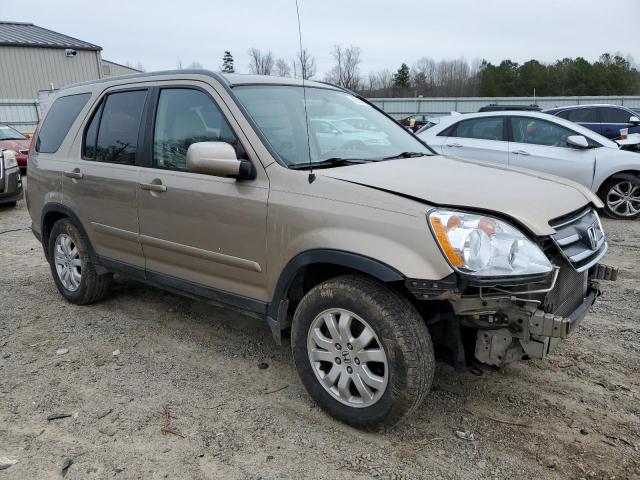 SHSRD78916U430775 - 2006 HONDA CR-V SE GOLD photo 4