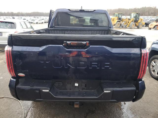 5TFNA5DBXPX091842 - 2023 TOYOTA TUNDRA CREWMAX PLATINUM Blau Foto 6