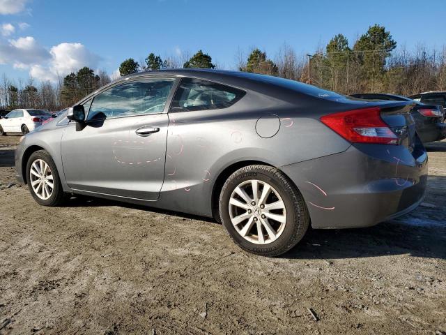 2HGFG3B81CH503435 - 2012 HONDA CIVIC EX GRAY photo 2