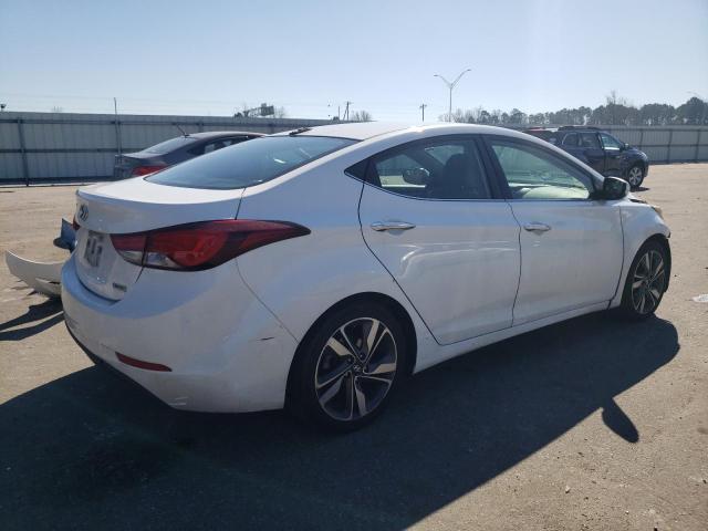 5NPDH4AE2EH463859 - 2014 HYUNDAI ELANTRA SE WHITE photo 3