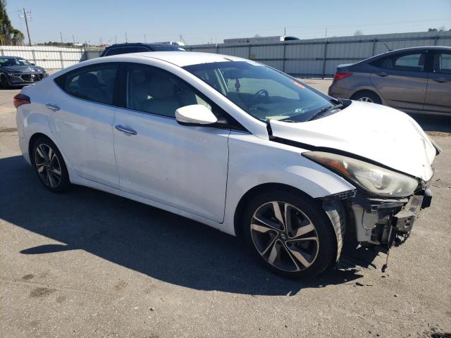 5NPDH4AE2EH463859 - 2014 HYUNDAI ELANTRA SE WHITE photo 4