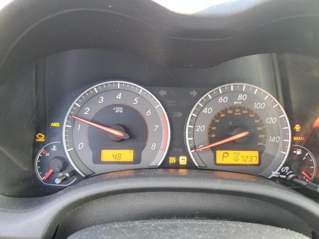 1NXBU4EEXAZ385694 - 2010 TOYOTA COROLLA BASE SILVER photo 9