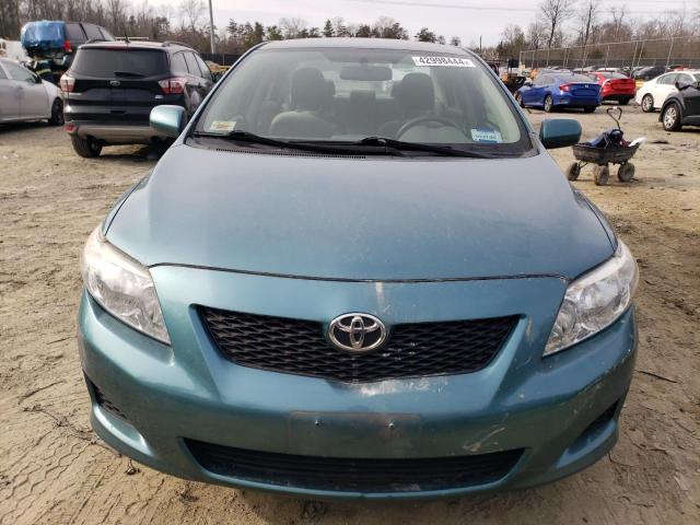 JTDBL40E899026390 - 2009 TOYOTA COROLLA BASE TEAL photo 5