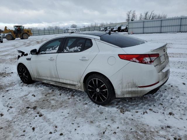 5XXGR4A65DG134215 - 2013 KIA OPTIMA SX WHITE photo 2