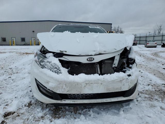 5XXGR4A65DG134215 - 2013 KIA OPTIMA SX WHITE photo 5