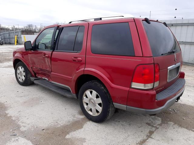 5LMEU78H53ZJ15845 - 2003 LINCOLN AVIATOR RED photo 2