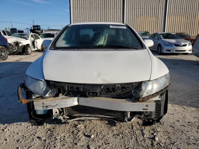 19XFA1F62AE083481 - 2010 HONDA CIVIC LX-S WHITE photo 5