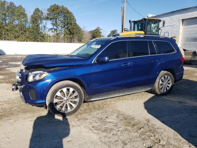 4JGDF6EE5KB233222 - 2019 MERCEDES-BENZ GLS 450 4MATIC BLUE photo 1