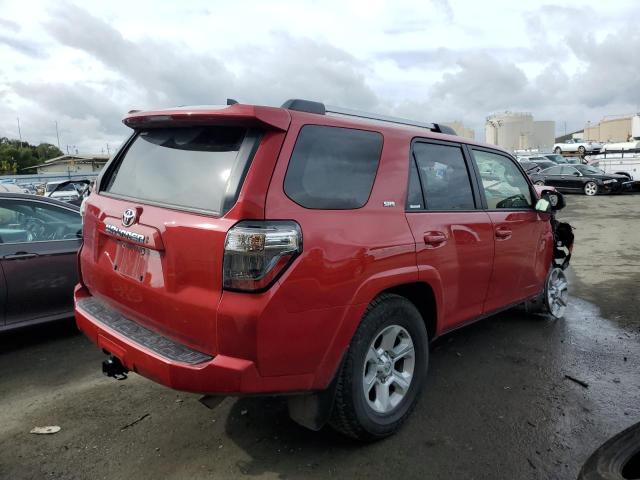 JTEEU5JR3R5305735 - 2024 TOYOTA 4RUNNER SR5 RED photo 3