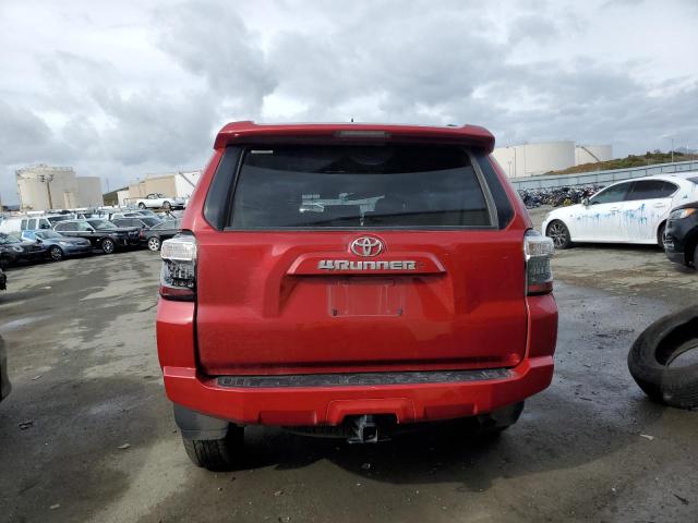 JTEEU5JR3R5305735 - 2024 TOYOTA 4RUNNER SR5 RED photo 6