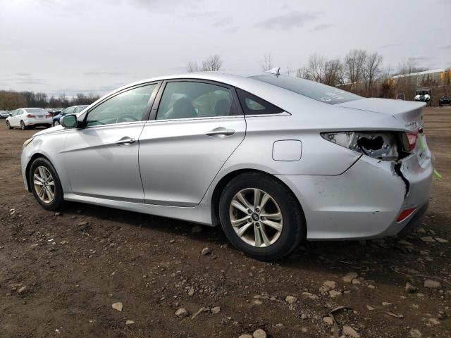 5NPEB4AC3EH866110 - 2014 HYUNDAI SONATA GLS SILVER photo 2