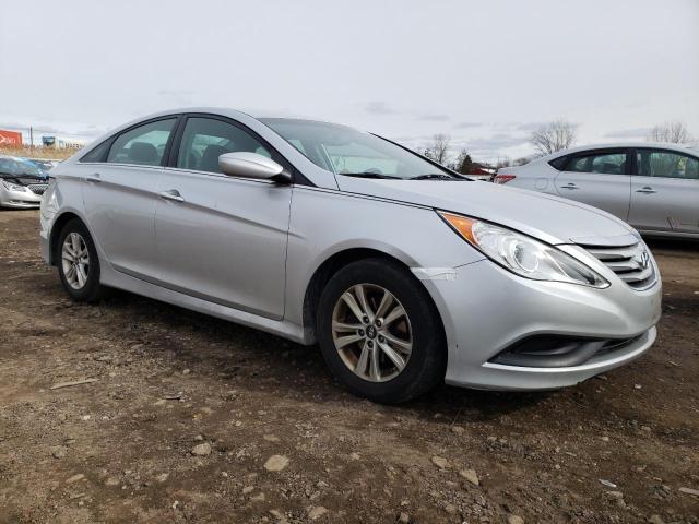 5NPEB4AC3EH866110 - 2014 HYUNDAI SONATA GLS SILVER photo 4