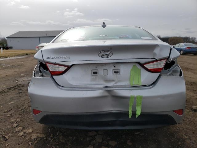 5NPEB4AC3EH866110 - 2014 HYUNDAI SONATA GLS SILVER photo 6