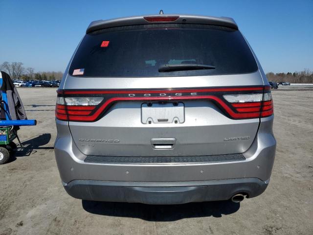 1C4RDJDG8FC730173 - 2015 DODGE DURANGO LIMITED SILVER photo 6