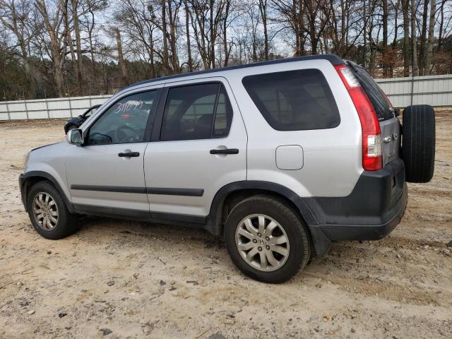 SHSRD78855U311097 - 2005 HONDA CR-V EX SILVER photo 2