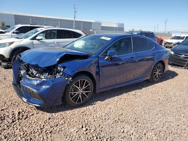 4T1S11AK4RU221050 - 2024 TOYOTA CAMRY SE NIGHT SHADE BLUE photo 1