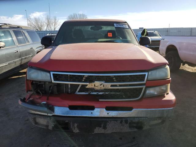 1GCEK19B26Z211764 - 2006 CHEVROLET SILVERADO K1500 RED photo 5