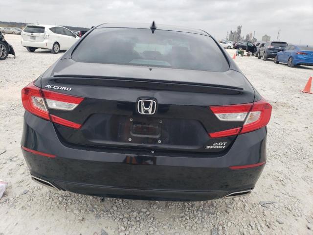 1HGCV2F39MA009194 - 2021 HONDA ACCORD SPORT BLACK photo 6