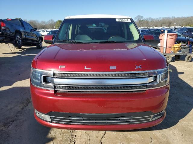 2FMGK5D84GBA17636 - 2016 FORD FLEX LIMITED RED photo 5