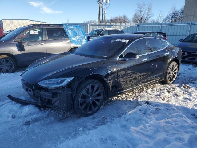 5YJSA1E2XMF426825 - 2021 TESLA MODEL S BLACK photo 1