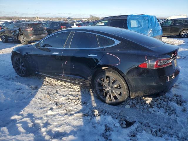 5YJSA1E2XMF426825 - 2021 TESLA MODEL S BLACK photo 2