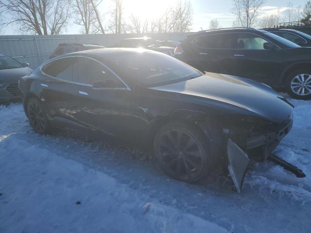 5YJSA1E2XMF426825 - 2021 TESLA MODEL S BLACK photo 4