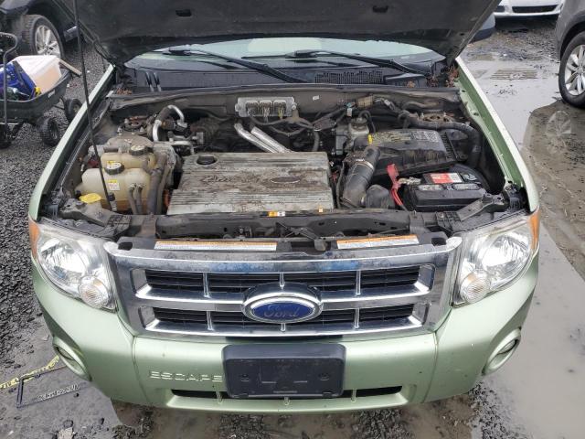 1FMCU49HX8KB75160 - 2008 FORD ESCAPE HEV GREEN photo 11