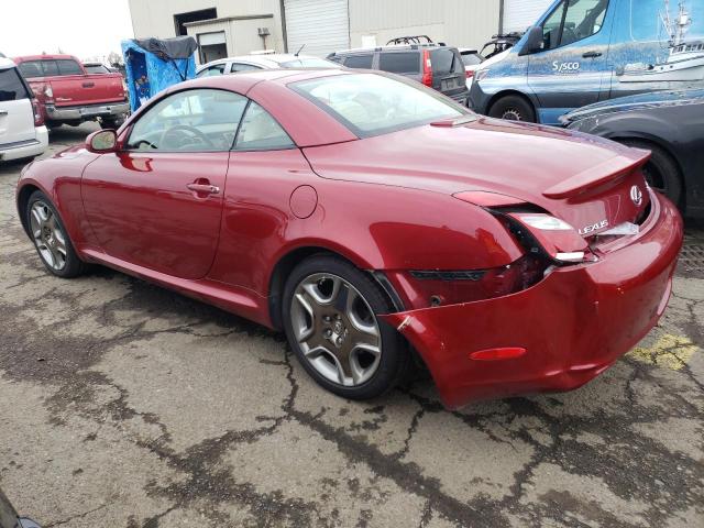 JTHFN48Y169002355 - 2006 LEXUS SC 430 RED photo 2