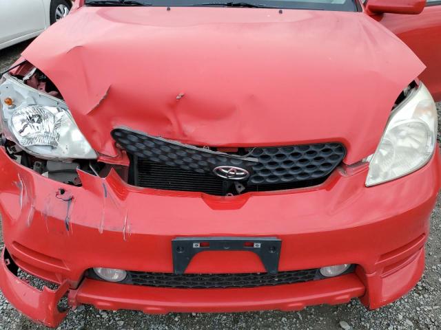 2T1KR32E64C168701 - 2004 TOYOTA COROLLA MA XR RED photo 11