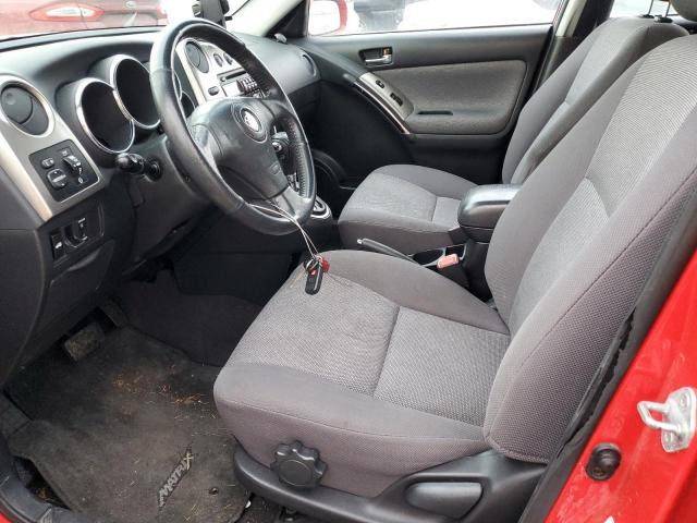 2T1KR32E64C168701 - 2004 TOYOTA COROLLA MA XR RED photo 7