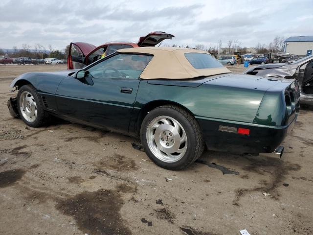 1G1YY32P1S5106530 - 1995 CHEVROLET CORVETTE GREEN photo 2