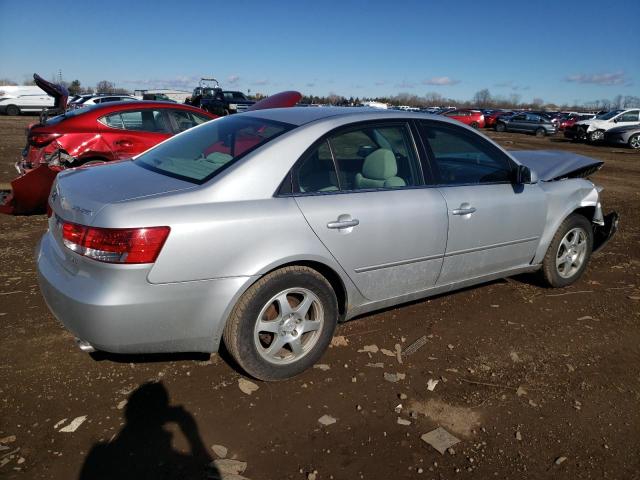 5NPEU46FX6H015730 - 2006 HYUNDAI SONATA GLS SILVER photo 3