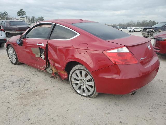 1HGCS22878A014880 - 2008 HONDA ACCORD EXL RED photo 2