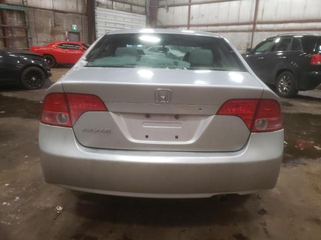 2HGFA16877H004239 - 2007 HONDA CIVIC EX ვერცხლისფერი ფოტო 6