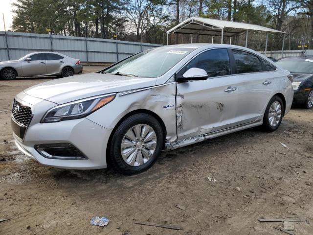 KMHE24L18GA015034 - 2016 HYUNDAI SONATA HYBRID SILVER photo 1